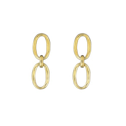 Link Chain Stud Earrings