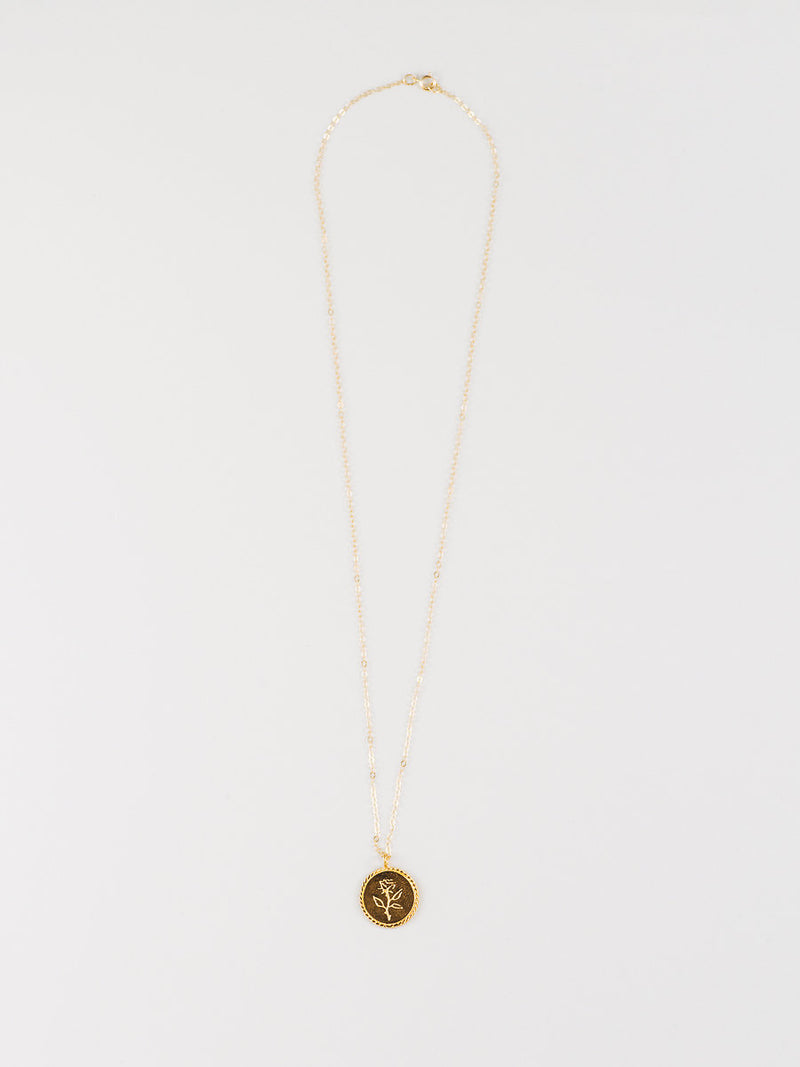 ROSE COIN NECKLACE